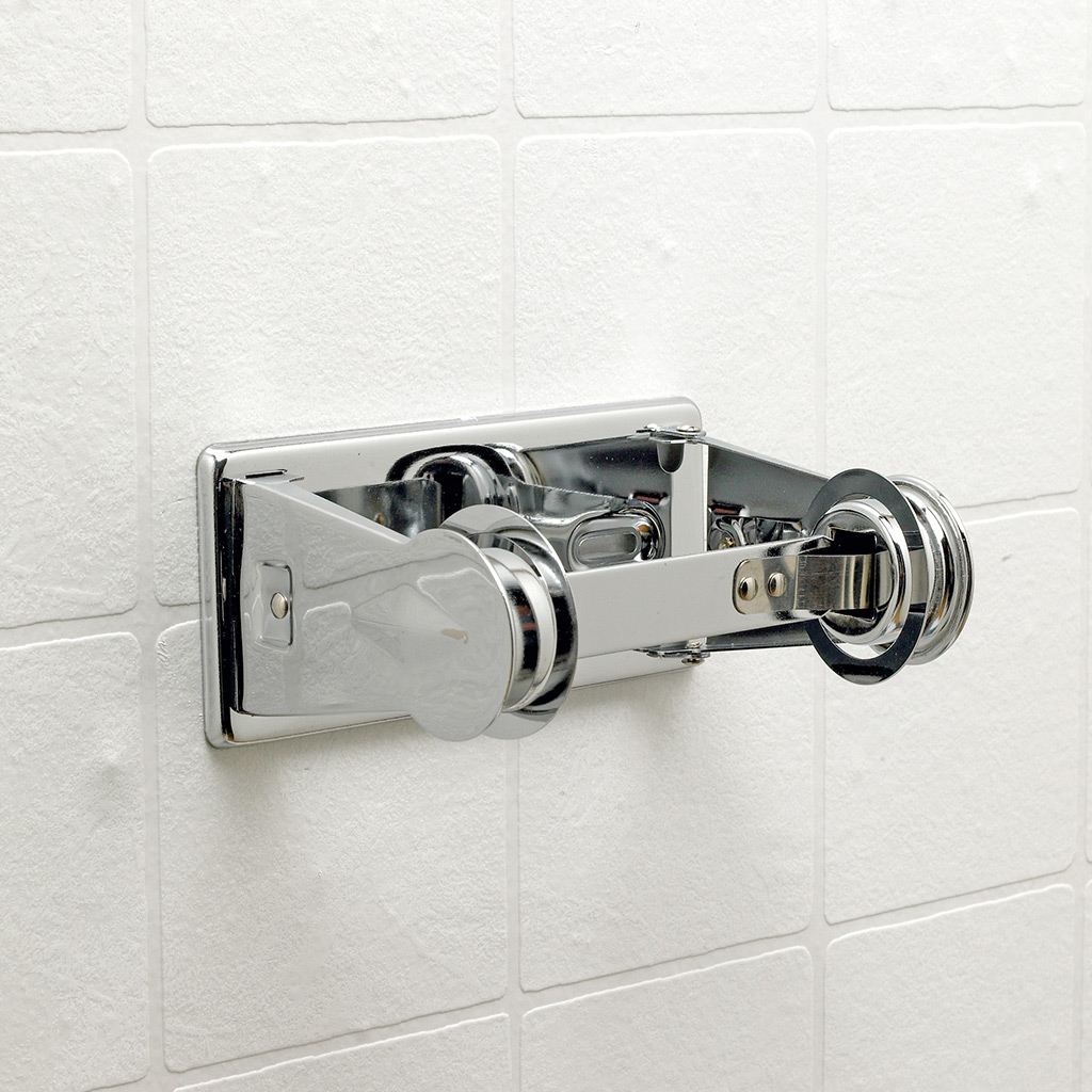 Sinlge toilet roll holder chrome
