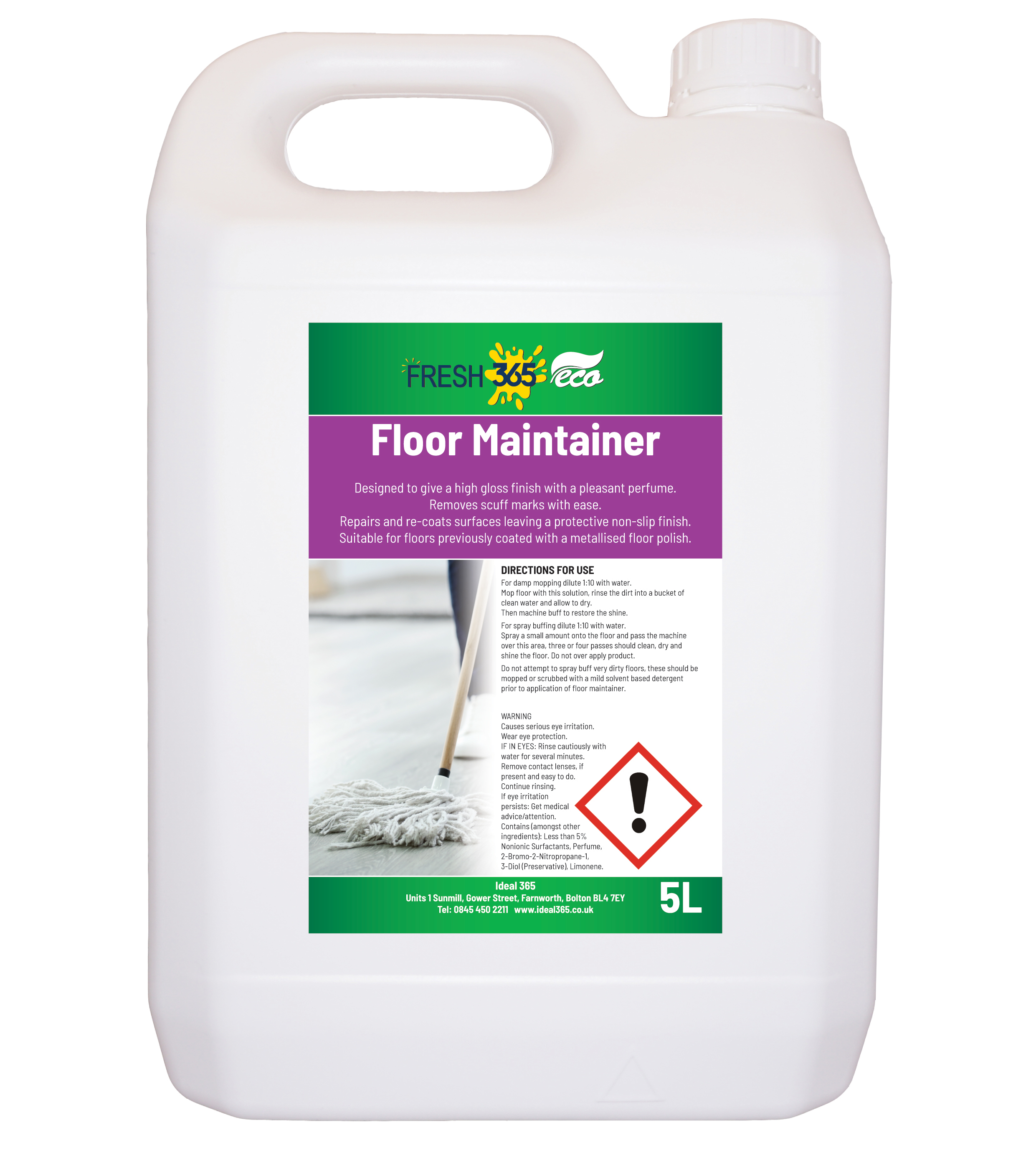 Fresh 365 eco floor maintainer 5 litres