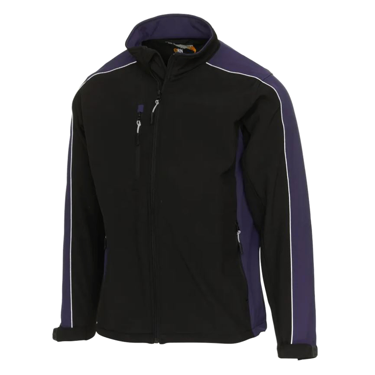 Avocet softshell jacket - black / purple - large