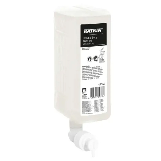 Katrin head & body 1000ml arctic breeze - pack of 6