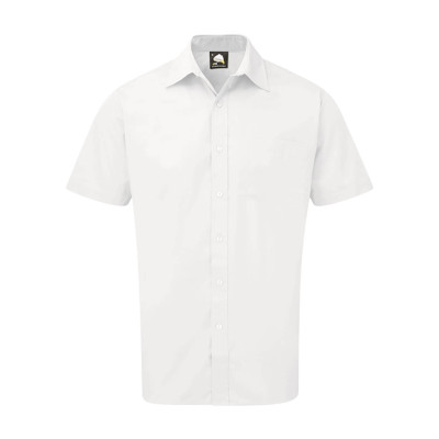 Essential s/s shirt - 14.5 - white
