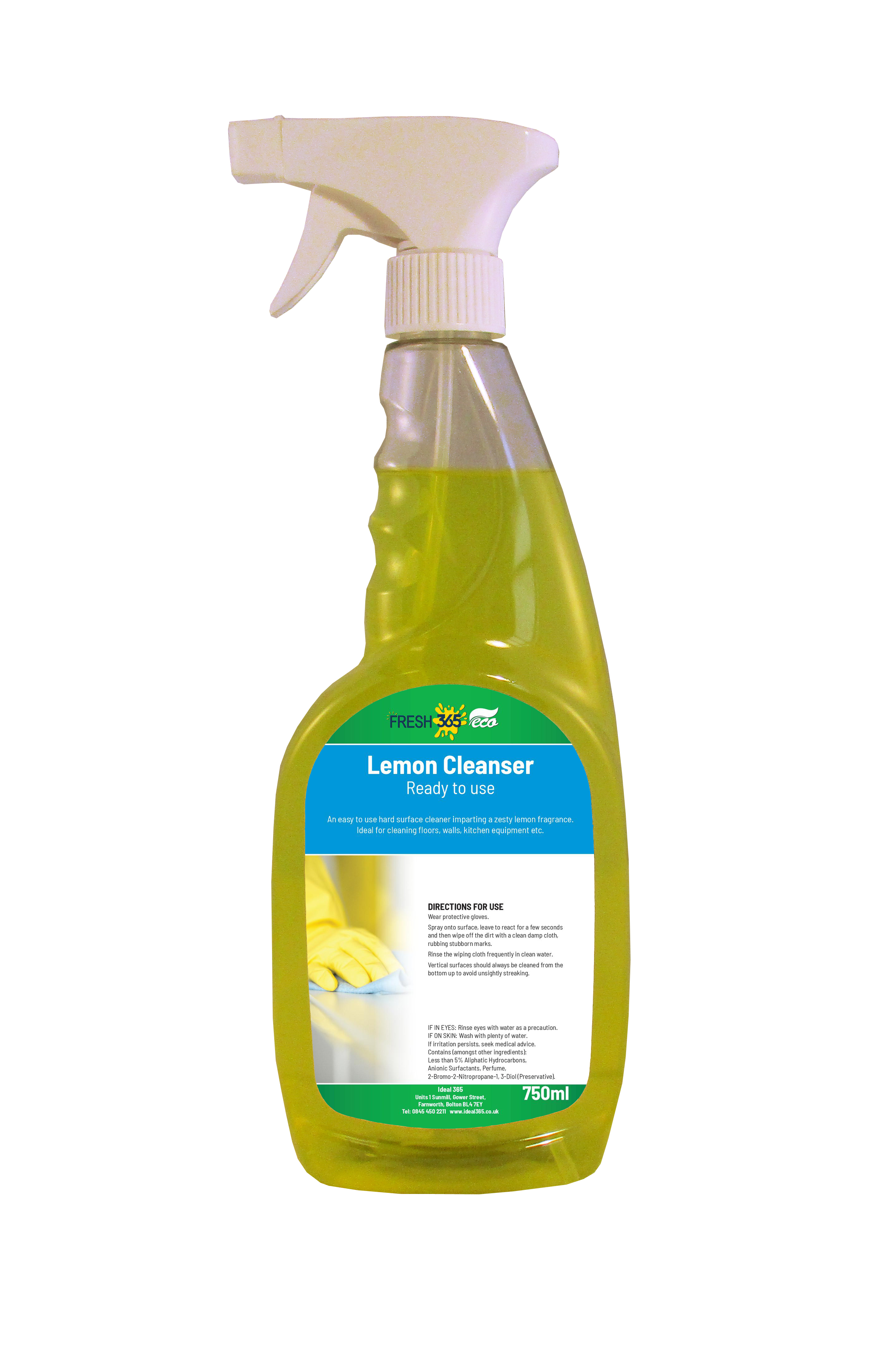 Fresh 365 eco lemon cleanser rtu 750ml