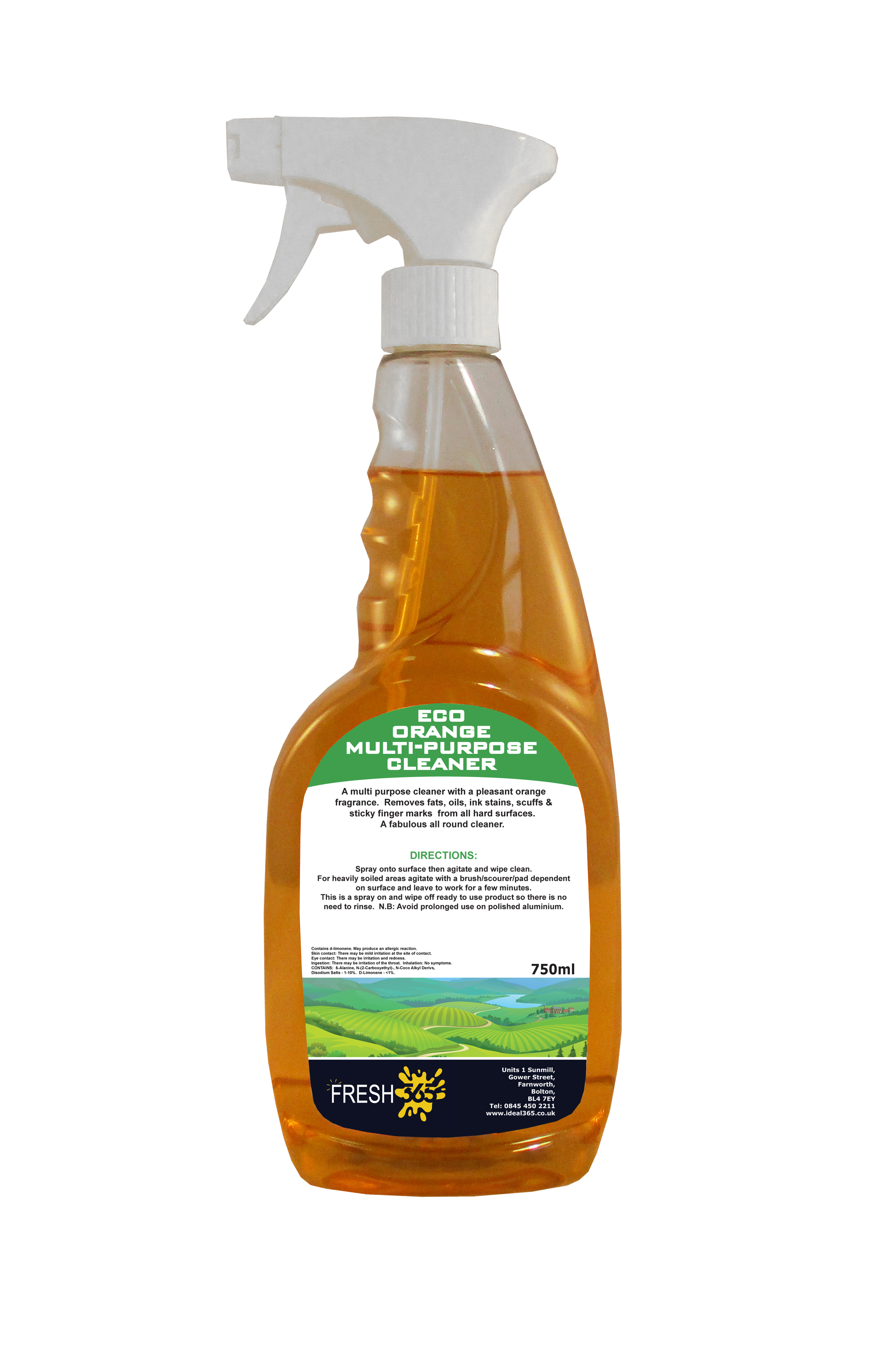 Fresh 365 eco orange maximum rtu 750ml