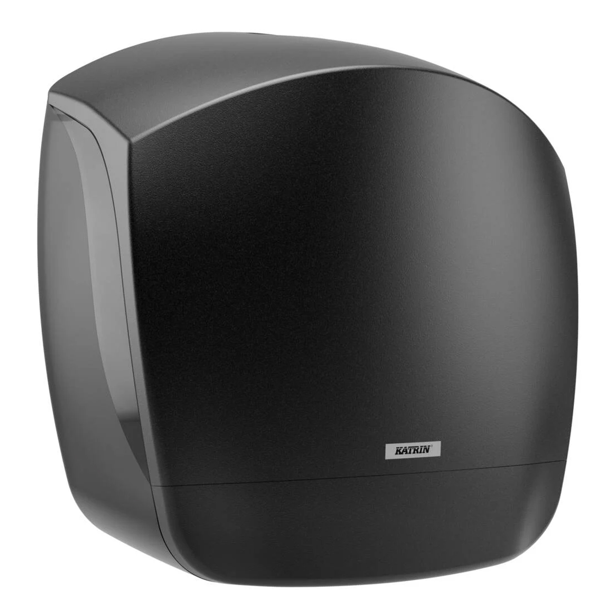 Katrin plastic dispenser small for jumbo toilet paper roll - black