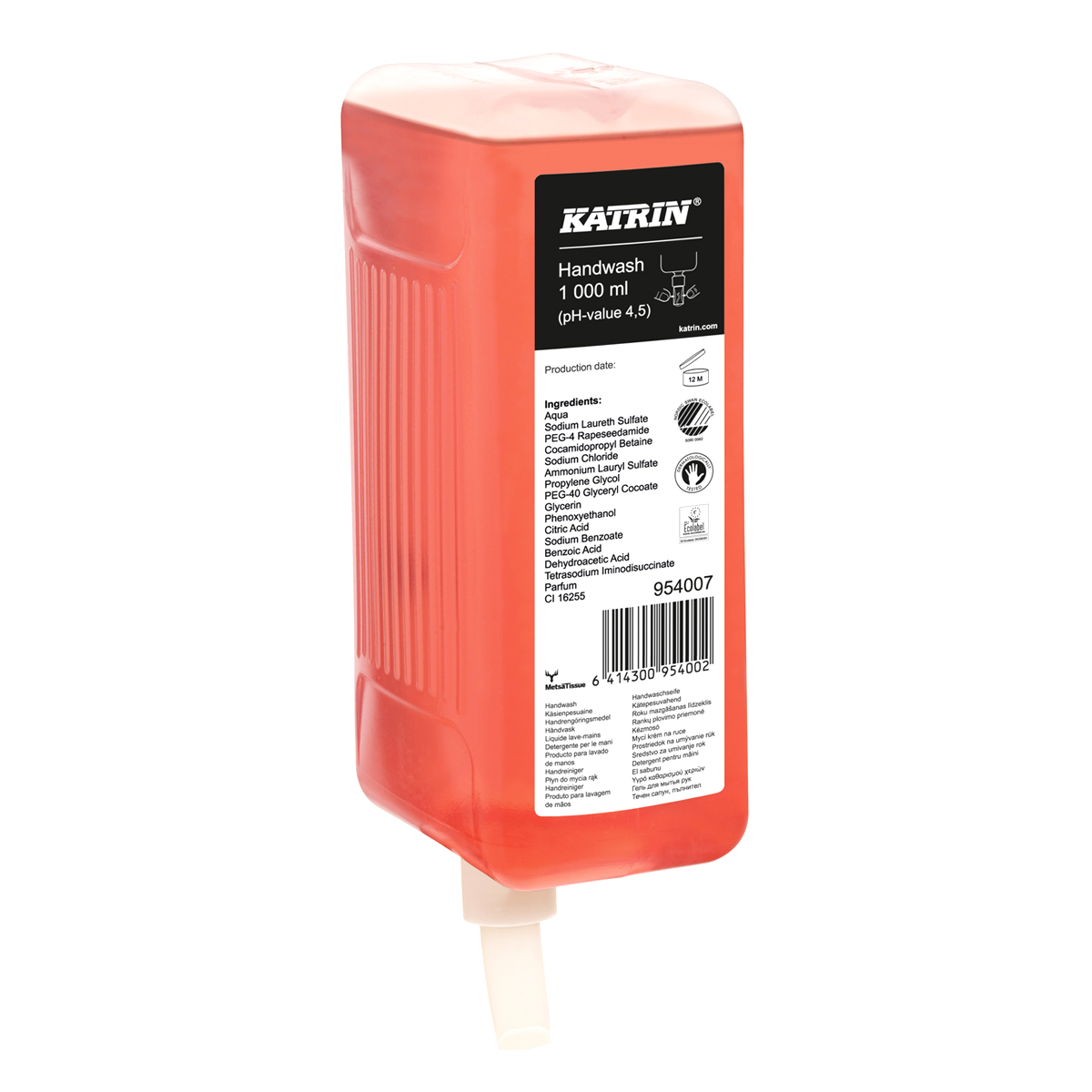 Katrin commercial hand wash liquid 1000 ml, clean