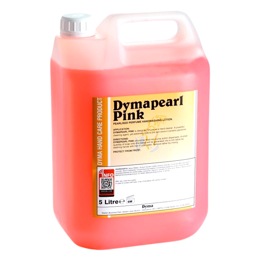 Dymapearl pink perfume hand soap 5 litres 