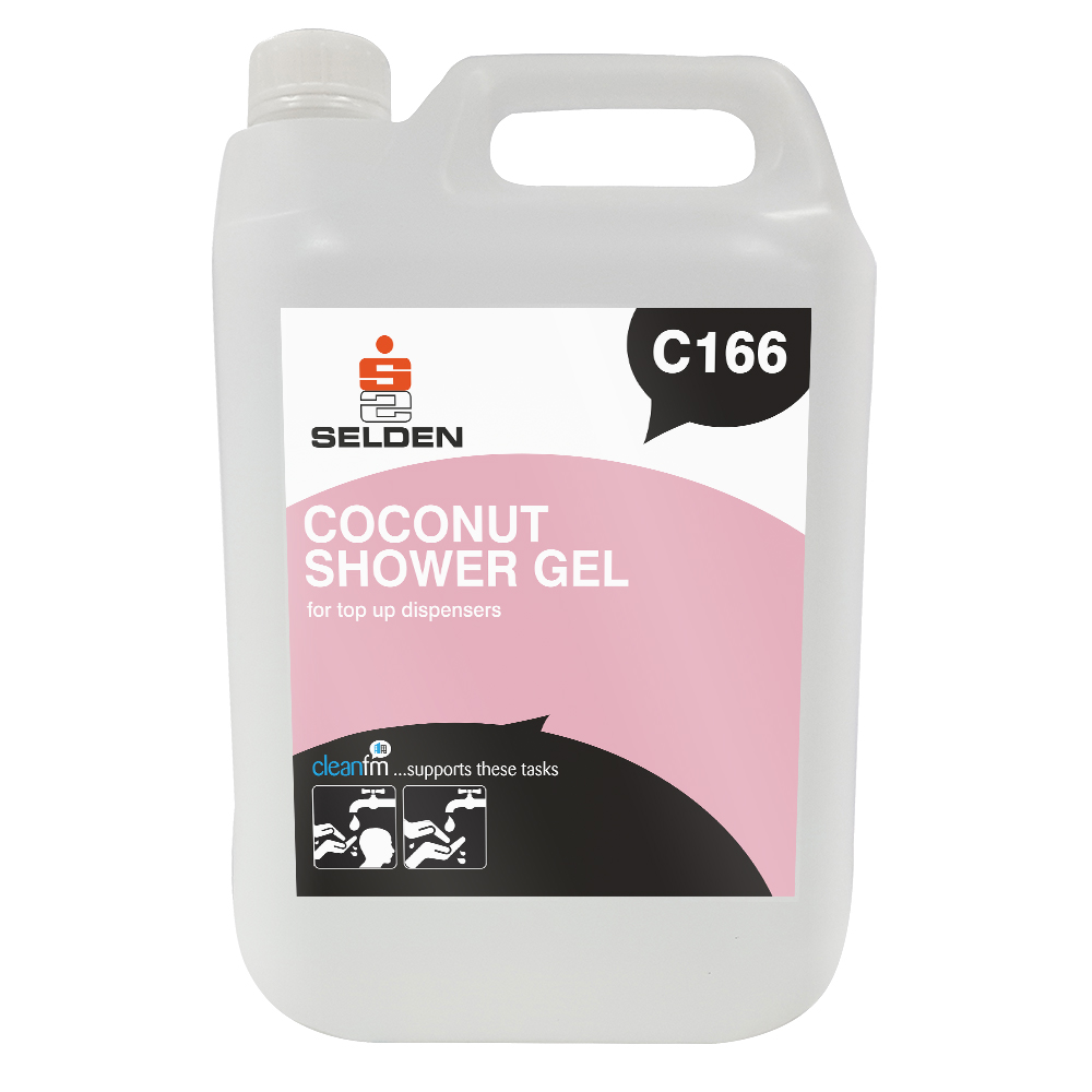 Selden c166 coconut shower gel - 2 x 5 litres