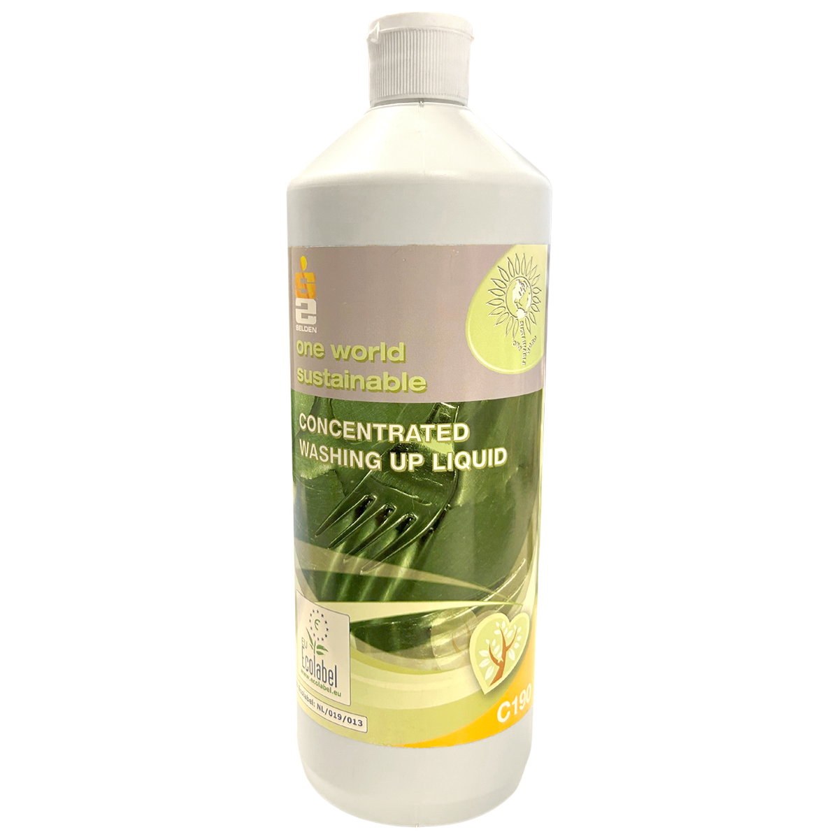 C190 concentrated washing up liquid eco friendly neutral detergent 1 litre