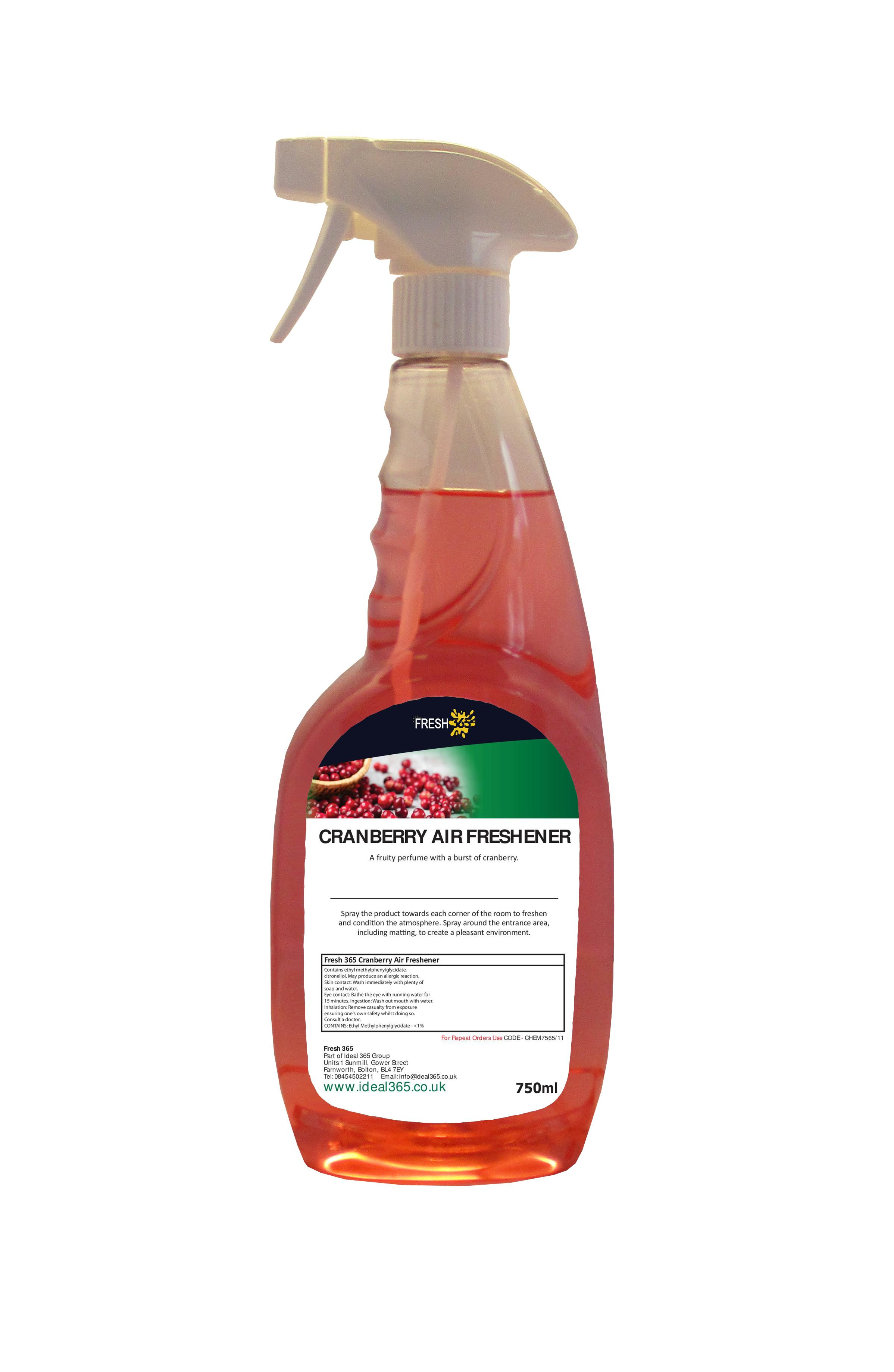Fresh 365 cranberry air freshener 750ml 