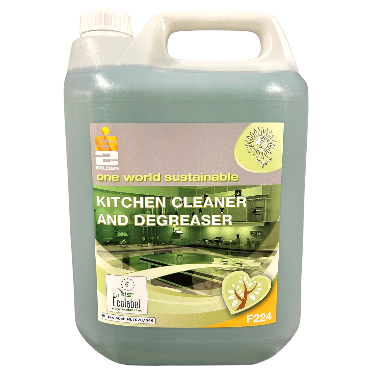 Selden f224 kitchen cleaner & degreaser 5 litres