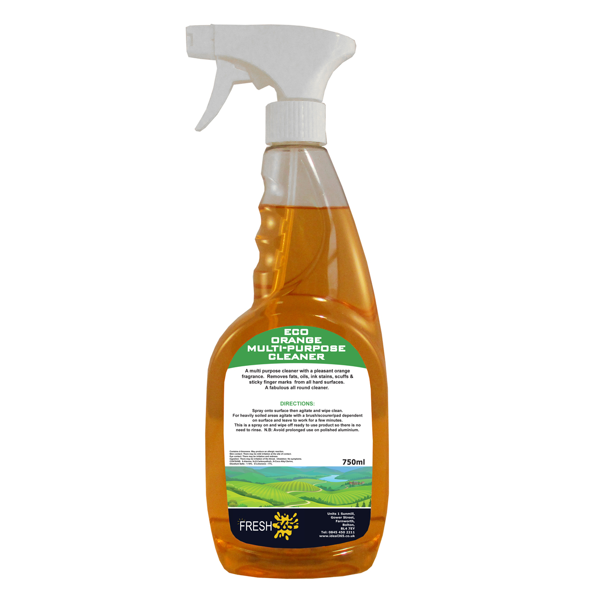 Fresh 365 orange eco multipurpose cleaner 750ml