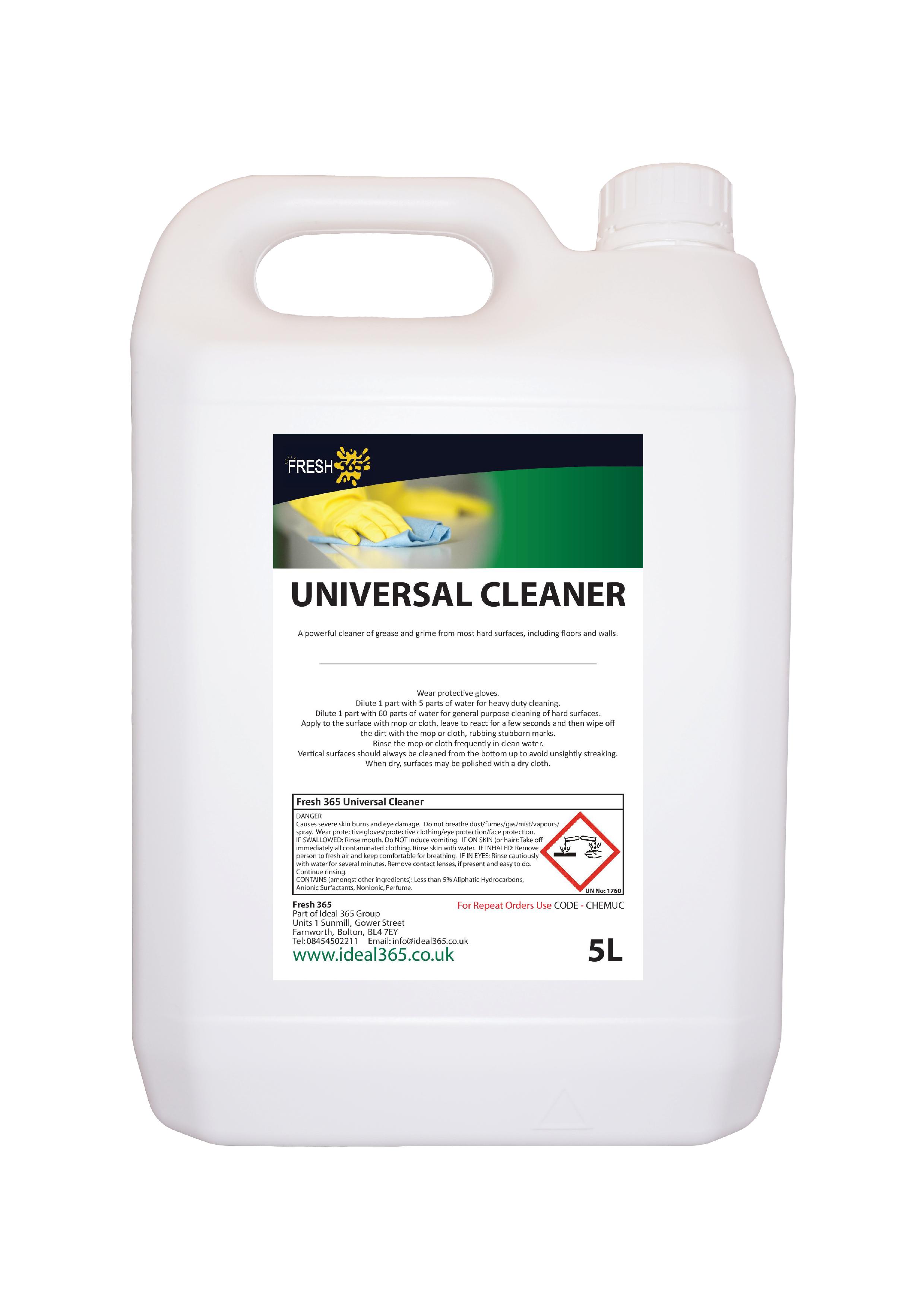Fresh 365 universal cleaner 5 litres