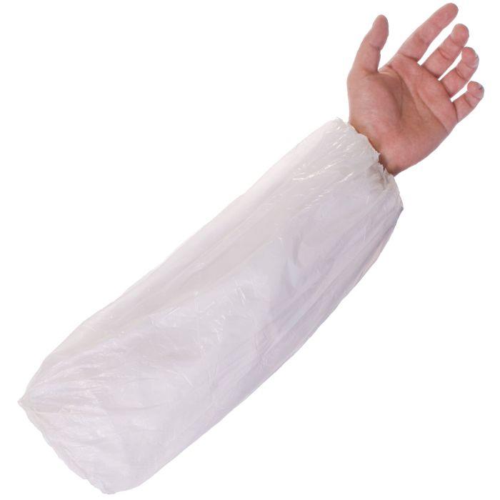 Economy pe disposable white oversleeves (2000 per case)