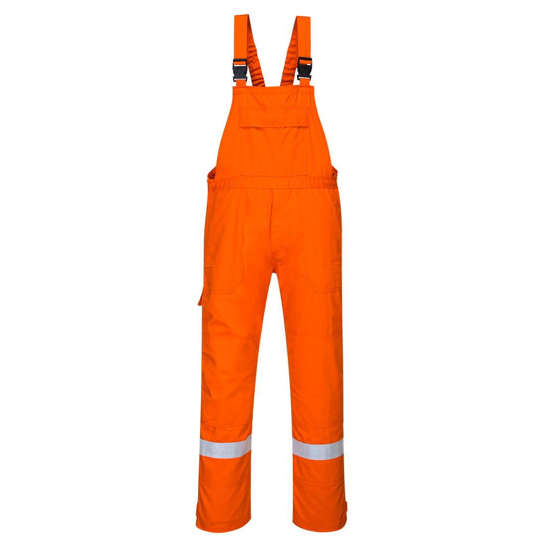 Portwest fr27 bizflame work bib and brace - orange - 3xl