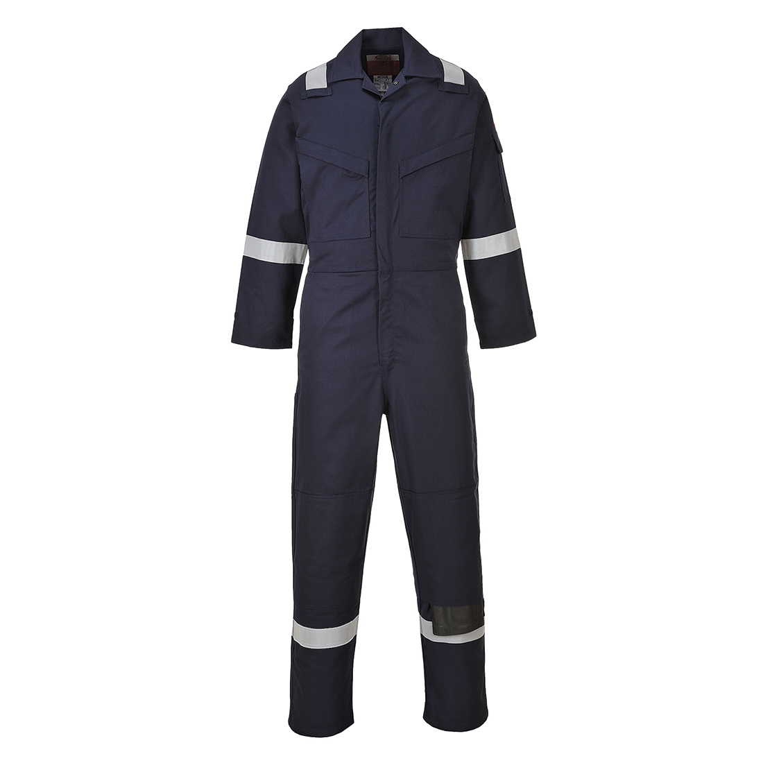 Portwest fr50 flame resistant anti-static coverall 350g - navy - xl