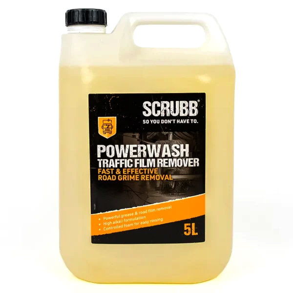 Scrubb m33 powerwash traffic film remover 5 litres