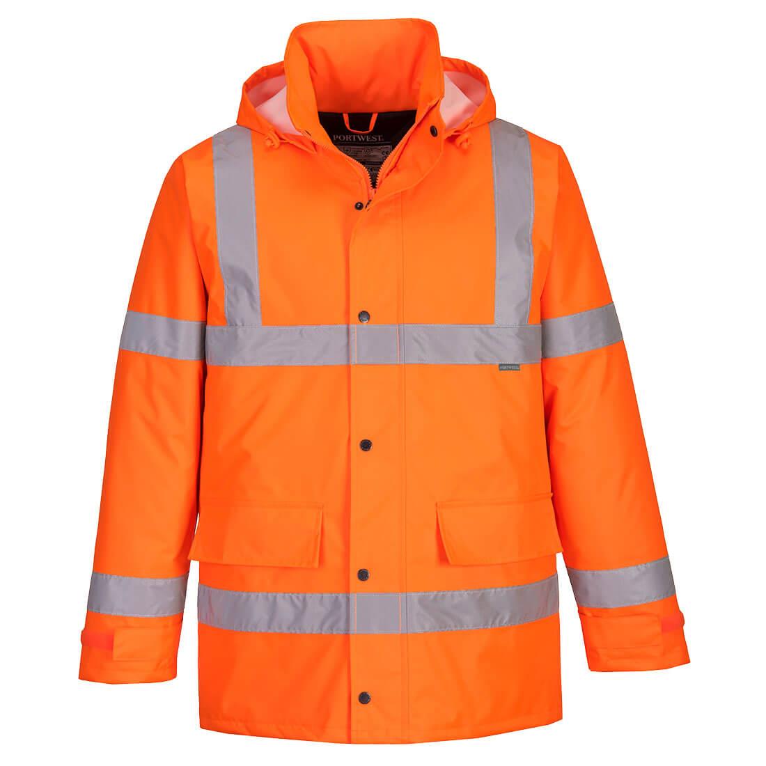 Portwest s460 hi-vis traffic jacket - orange - 3xl