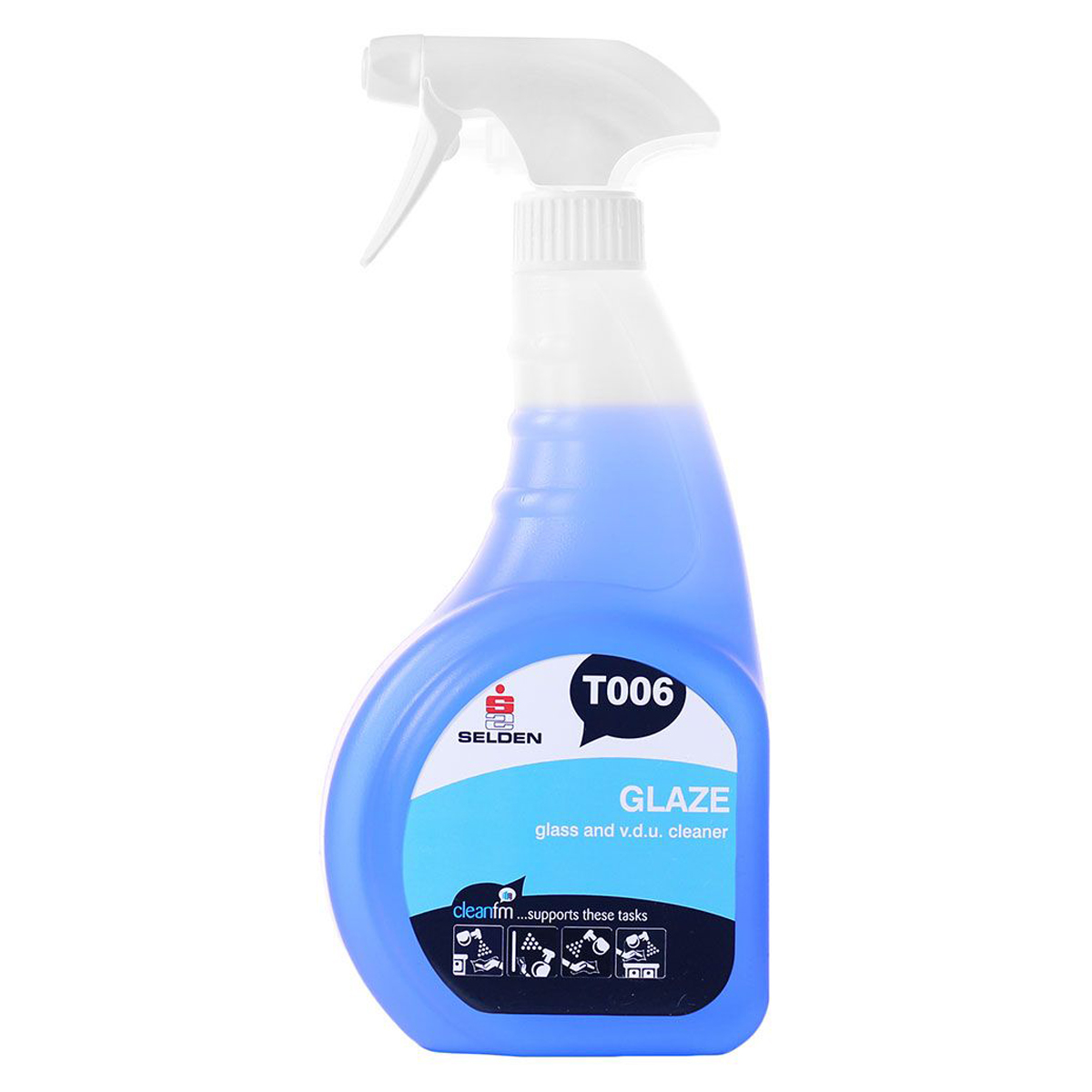 T006 glaze glass & vdu cleaner 750ml