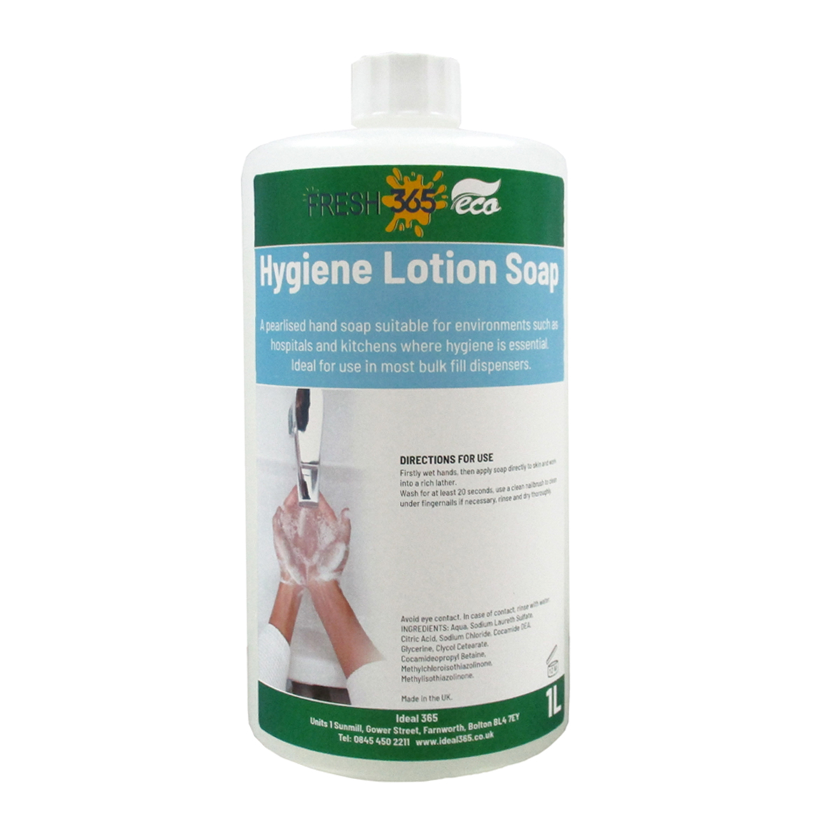 Fresh 365 hygiene lotion soap 1 litre 