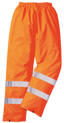 Portwest h441 hi vis rain trousers - orange - medium