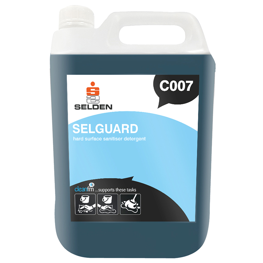 C007 selguard hard surface sanitiser detergent 5 litres